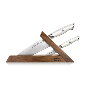 TKSC 7-Piece Knife Block Set with 8 Spare Slots, Forged Swedish Powder  Steel, Walnut, Thomas Keller Signature Collection, White, 1025583