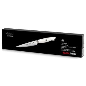 
                  
                    Load image into Gallery viewer, TKSC 5&amp;quot; Serrated Utility Knife, Forged Swedish Powder Steel, Thomas Keller Signature Collection, White, 1025491
                  
                