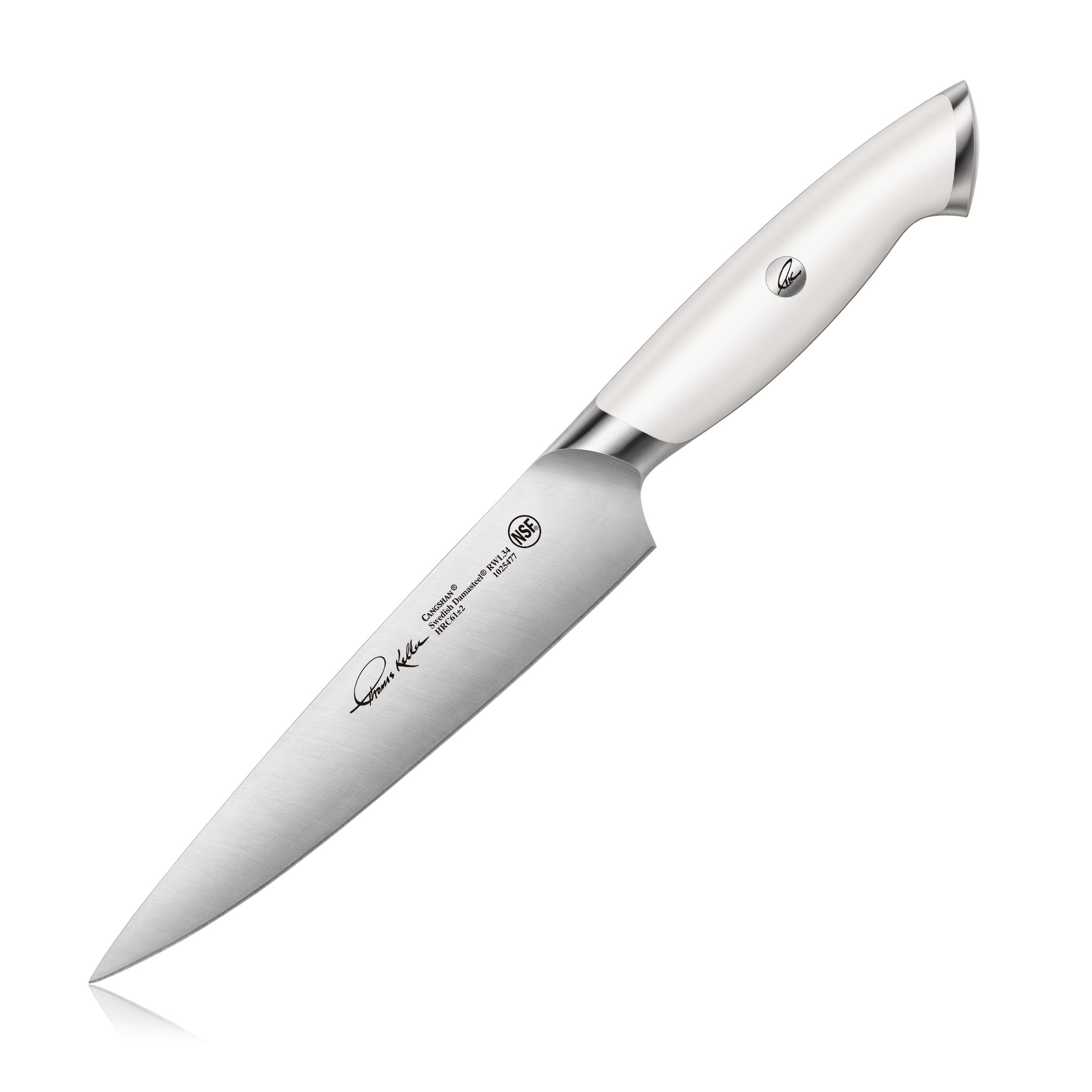TKSC 7-Inch Utility Knife, Forged Swedish Powder Steel, Thomas Keller Signature Collection, 1023848