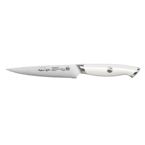 WÜSTHOF Classic 3.5 Serrated Paring Knife, Black, Stainless Steel