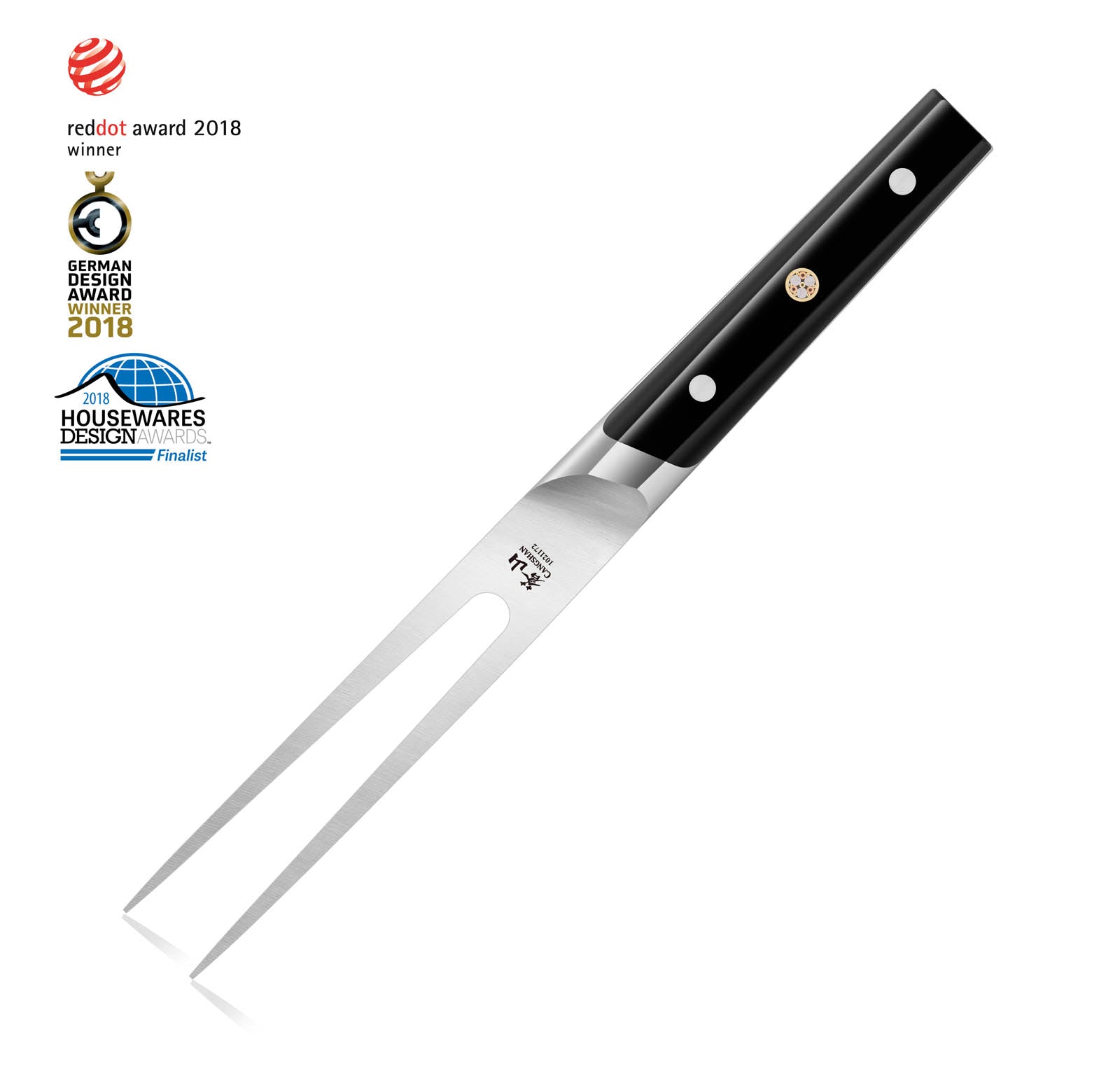 TC Series 6-Inch Carving Fork, Forged Swedish 14C28N Steel, 1021172